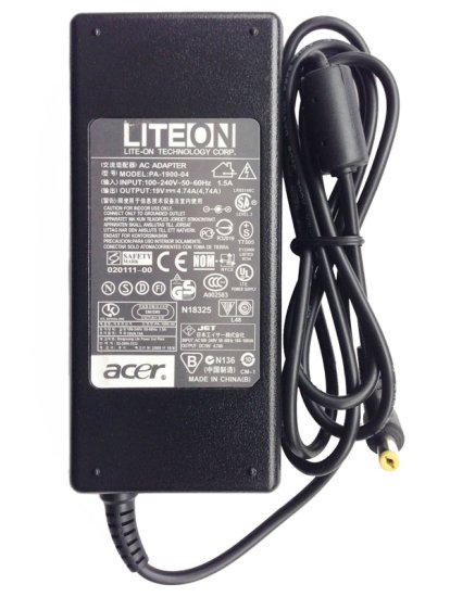 (image for) Original 90W Adapter Acer Aspire V5-571P-6499 V5-571P-6604 + Cord - Click Image to Close