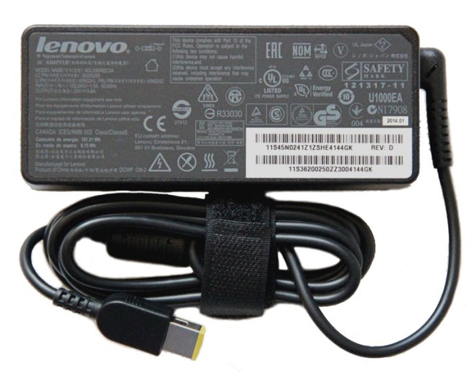 (image for) 90W Adapter Charger Lenovo Y40 80FA0011CF 80FA0012CF + Cord - Click Image to Close