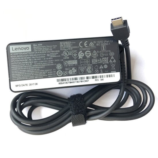 (image for) Lenovo ThinkPad X1 Yoga 4th Gen 20QG000SPB Charger-45W USB-C Adapter - Click Image to Close