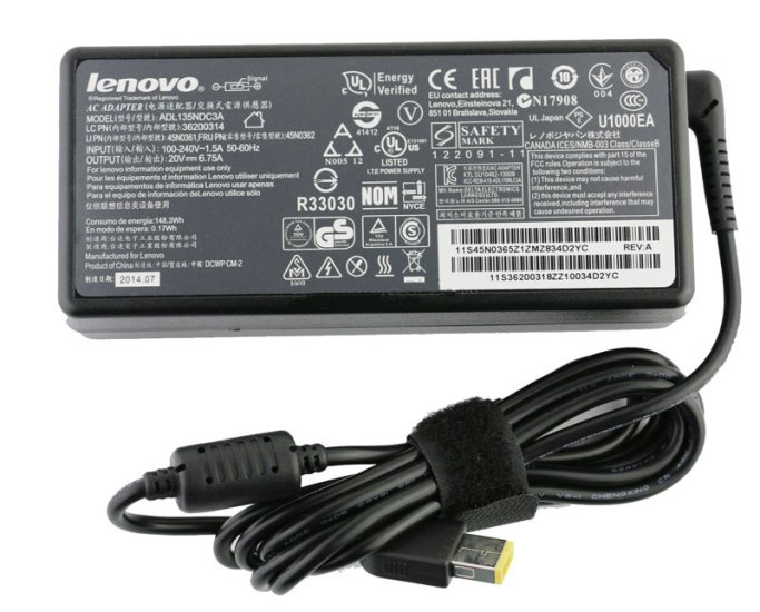 (image for) Original 65W Adapter Charger Lenovo Thinkpad E531 6885-DAU + Cord - Click Image to Close